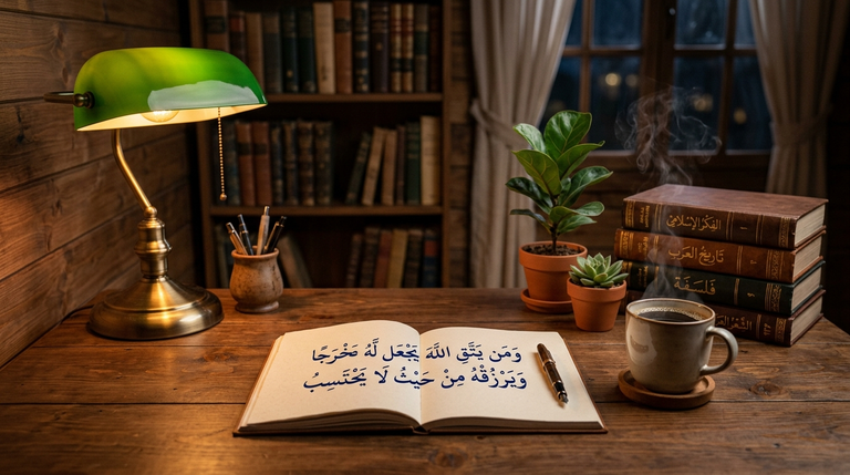 دراسة وإنتاجية هادئة